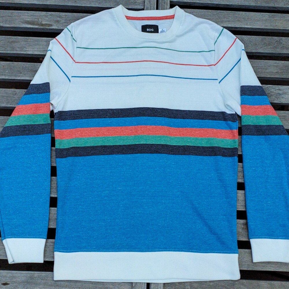 Urban Outfitters BDG sweatshirt sweater long sleeve retro vintage striped